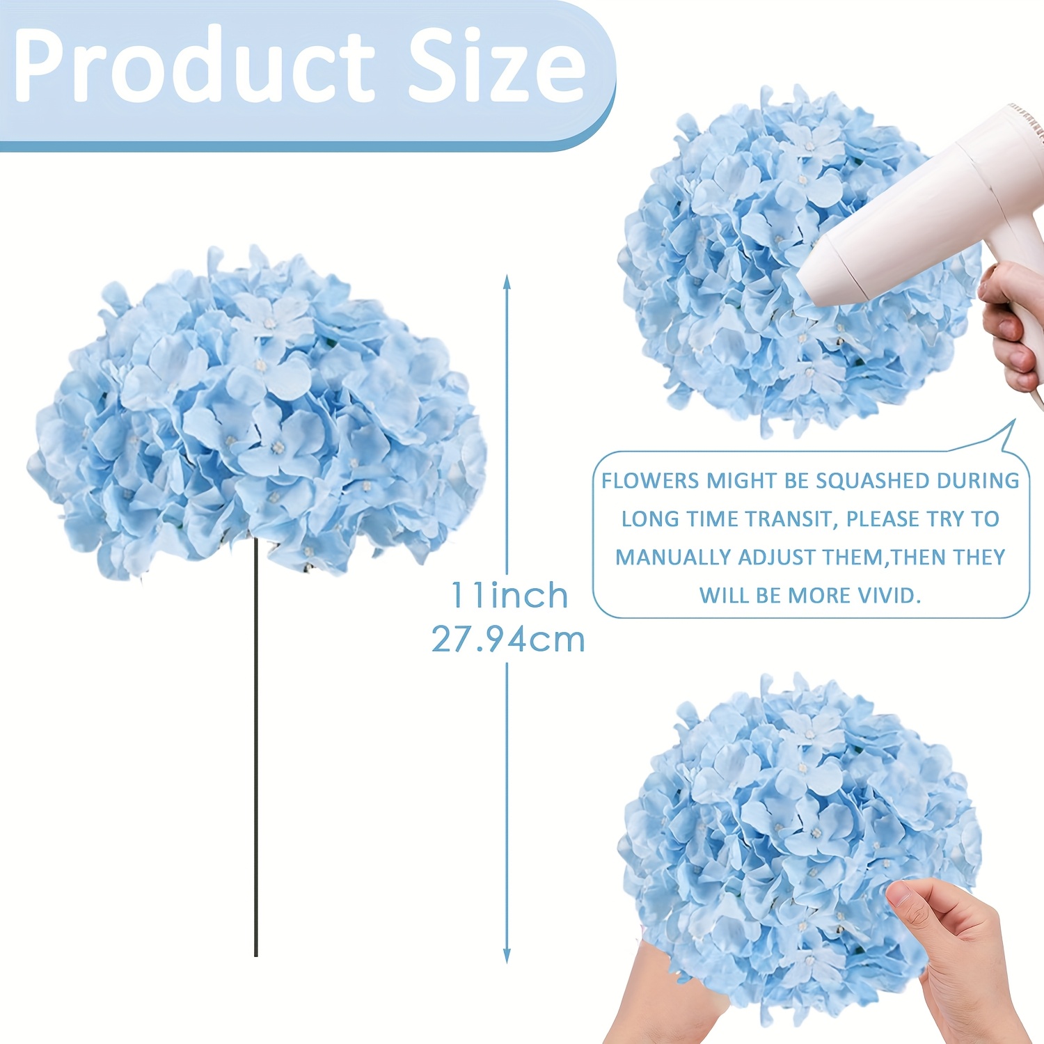 63 قطعة من زهور الهيدرانجيا ال - مراجعة Florist Supply Bulk وسعره