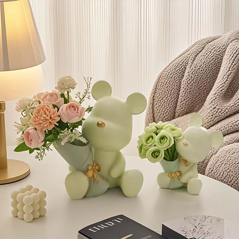 مزهرية الدب الصغير اللطيفة الإ - مراجعة Florist Supply Vases وسعره