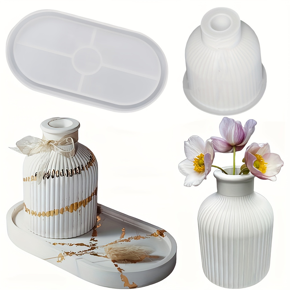 1/2 قطعة قالب سيليكون لعلبة ال - مراجعة Florist Supply Vases وسعره