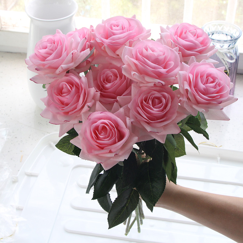 7 قطعة ريال اللمس فرع الجذعية  - مراجعة Florist Supply Bulk وسعره